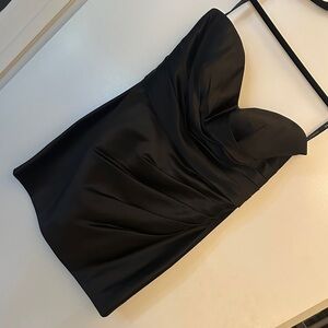 Bill Levkoff Strapless Black Dress